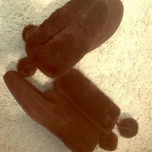 Brown booties